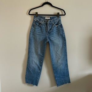 Madewell perfect vintage straight jeans